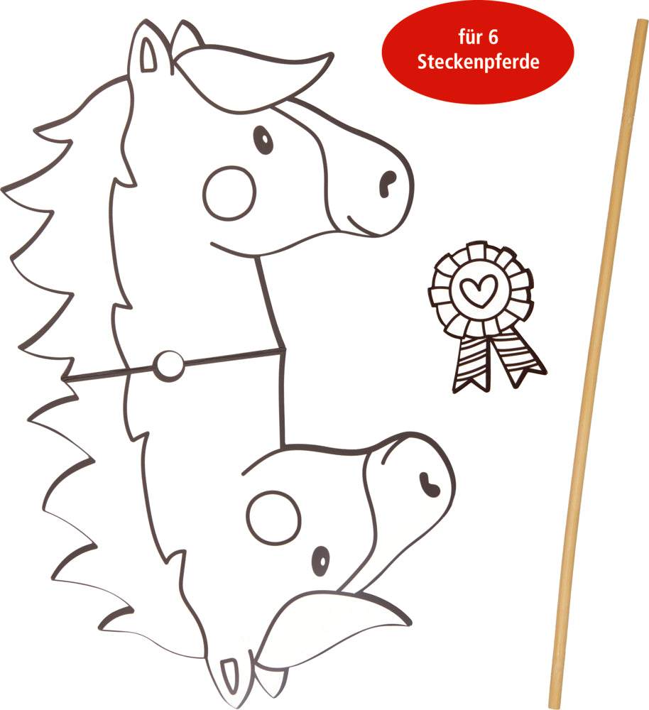 Steckenpferd-Bastelset - Mein kleiner Ponyhof