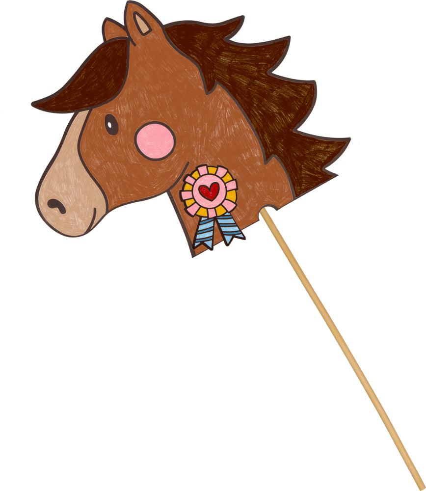 Steckenpferd-Bastelset - Mein kleiner Ponyhof