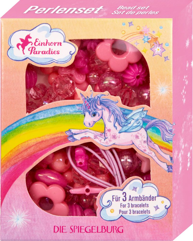 Perlenset Rosa - Einhorn-Paradies