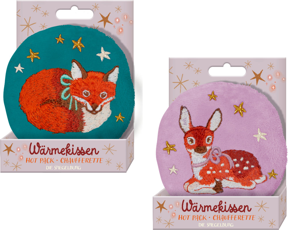 Handwärmer - Wintertiere im Weihnachtswald
