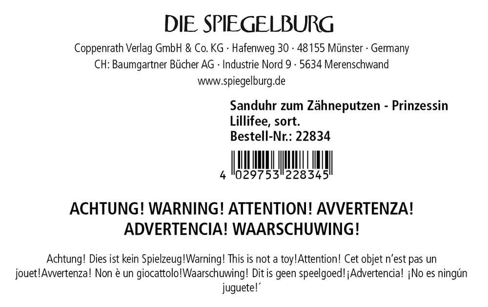 Sanduhr zum Zähneputzen