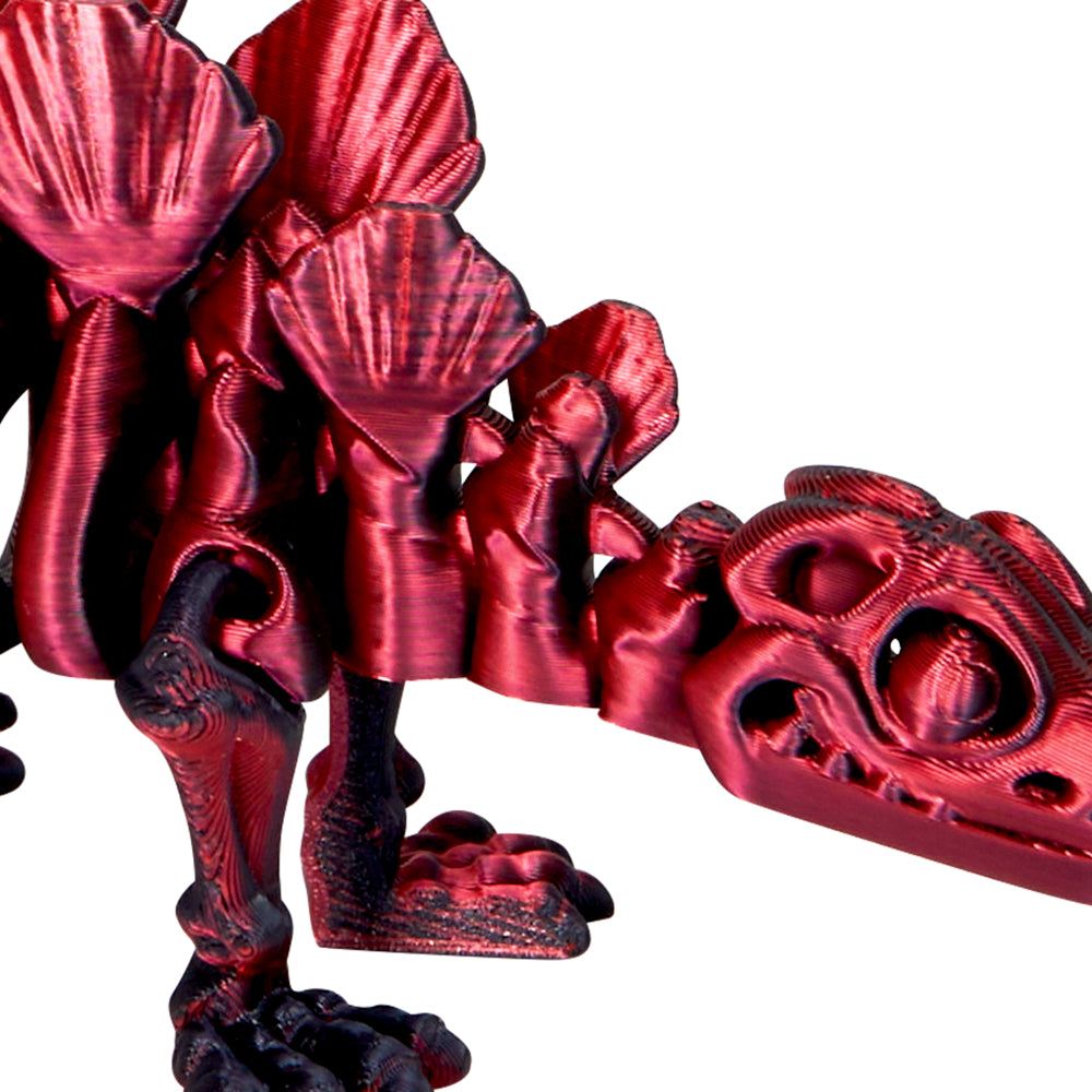 Kristalltier Stegosaurus Skelett