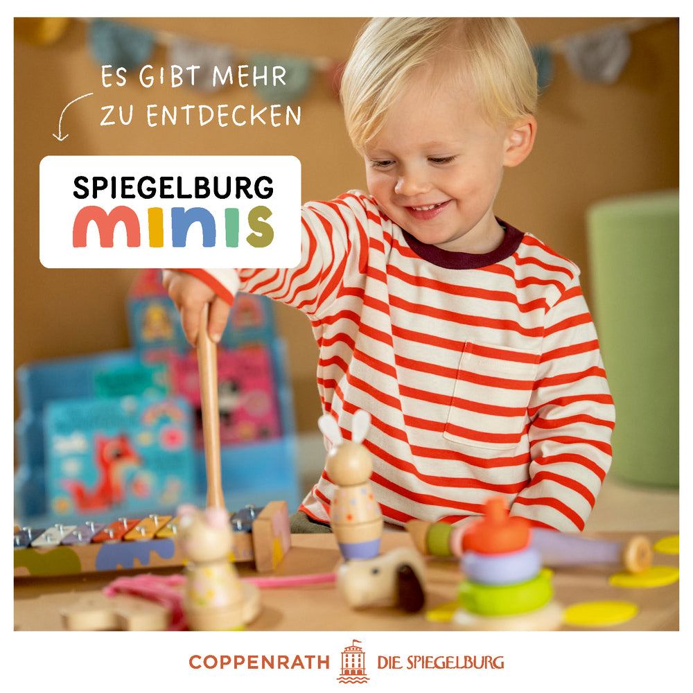 Holz-Dreh-Puzzle mit 4 Tieren