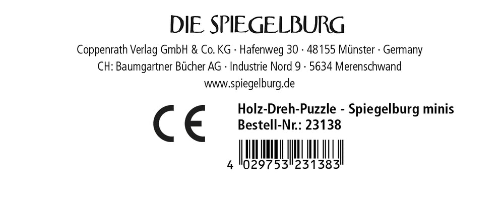 Holz-Dreh-Puzzle mit 4 Tieren