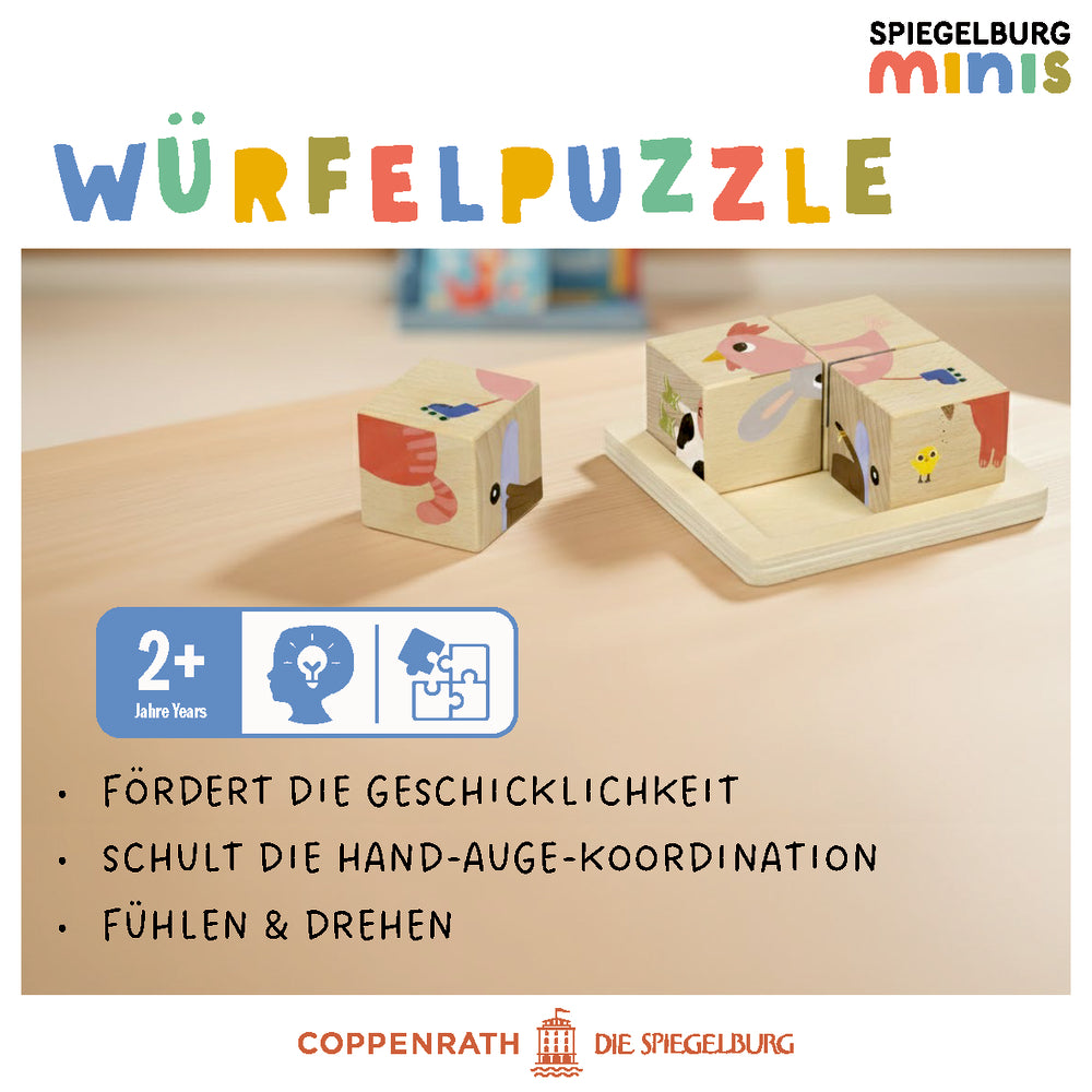 Würfelpuzzle Bauernhof