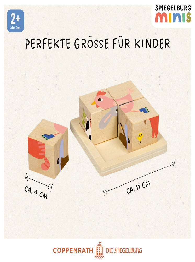 Würfelpuzzle Bauernhof