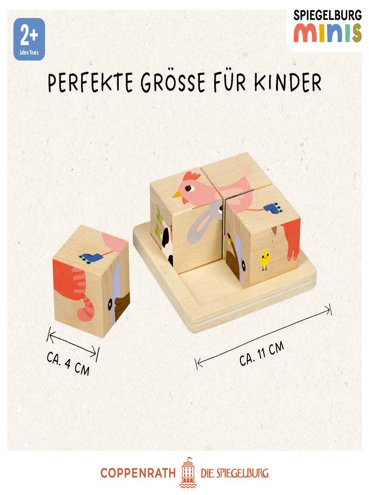 Würfelpuzzle Bauernhof