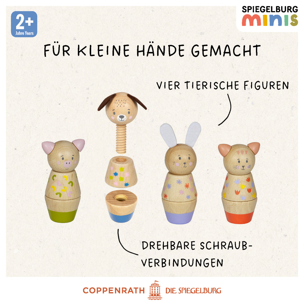 Holz-Schraubklötze - Minis (1 Stück)