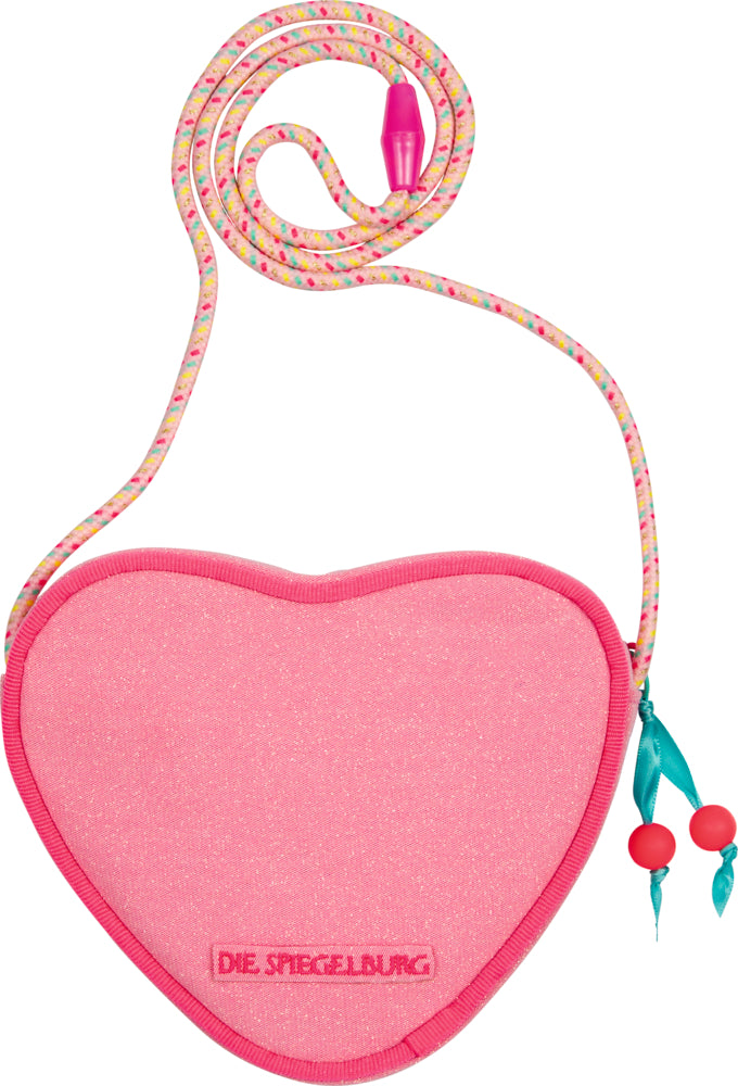 Glitzer-Täschchen Kirsche