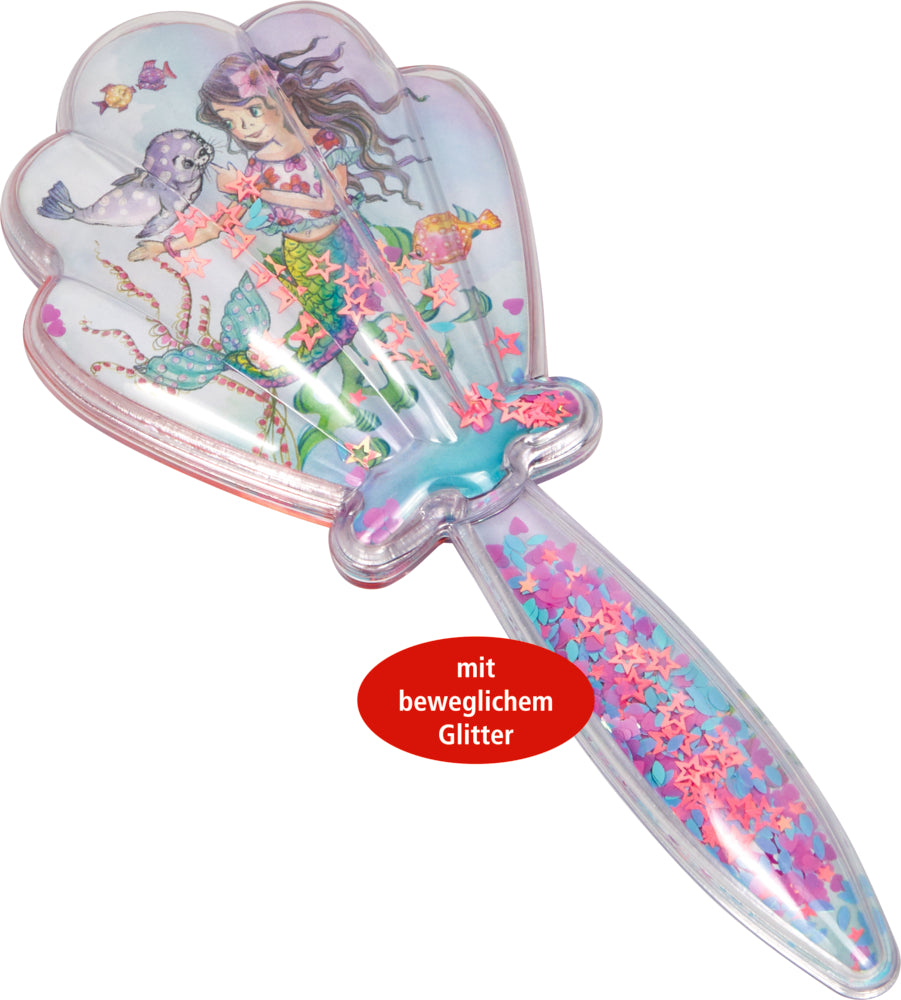 Haarbürste mit beweglichem Glitter