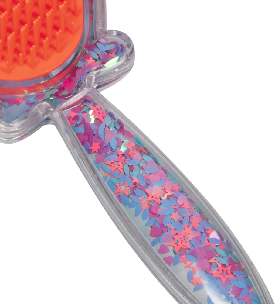 Haarbürste mit beweglichem Glitter