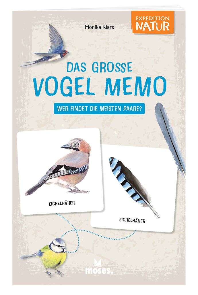 Das große Vogel Memo - Wer findet die meisten Paare?