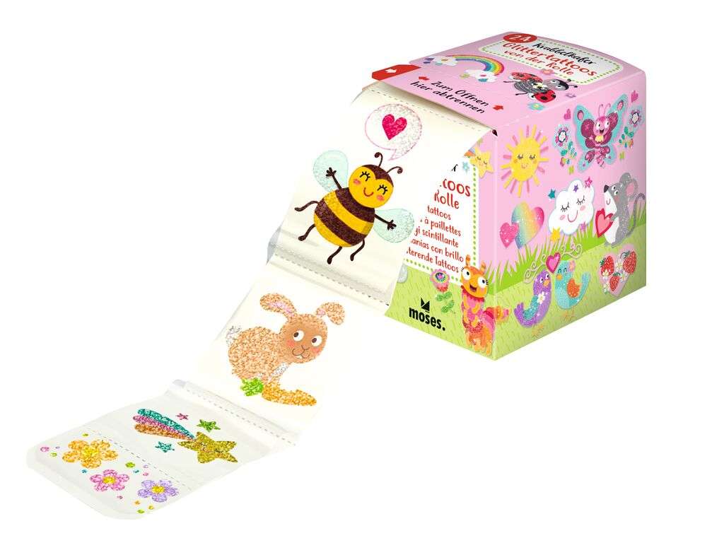 Krabbelkäfer Glitter- Tattoos