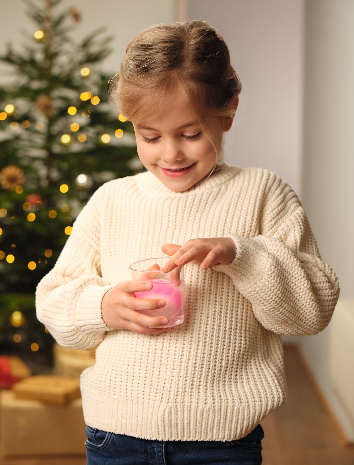 Schneeball-Flummi selber machen (1Stück)
