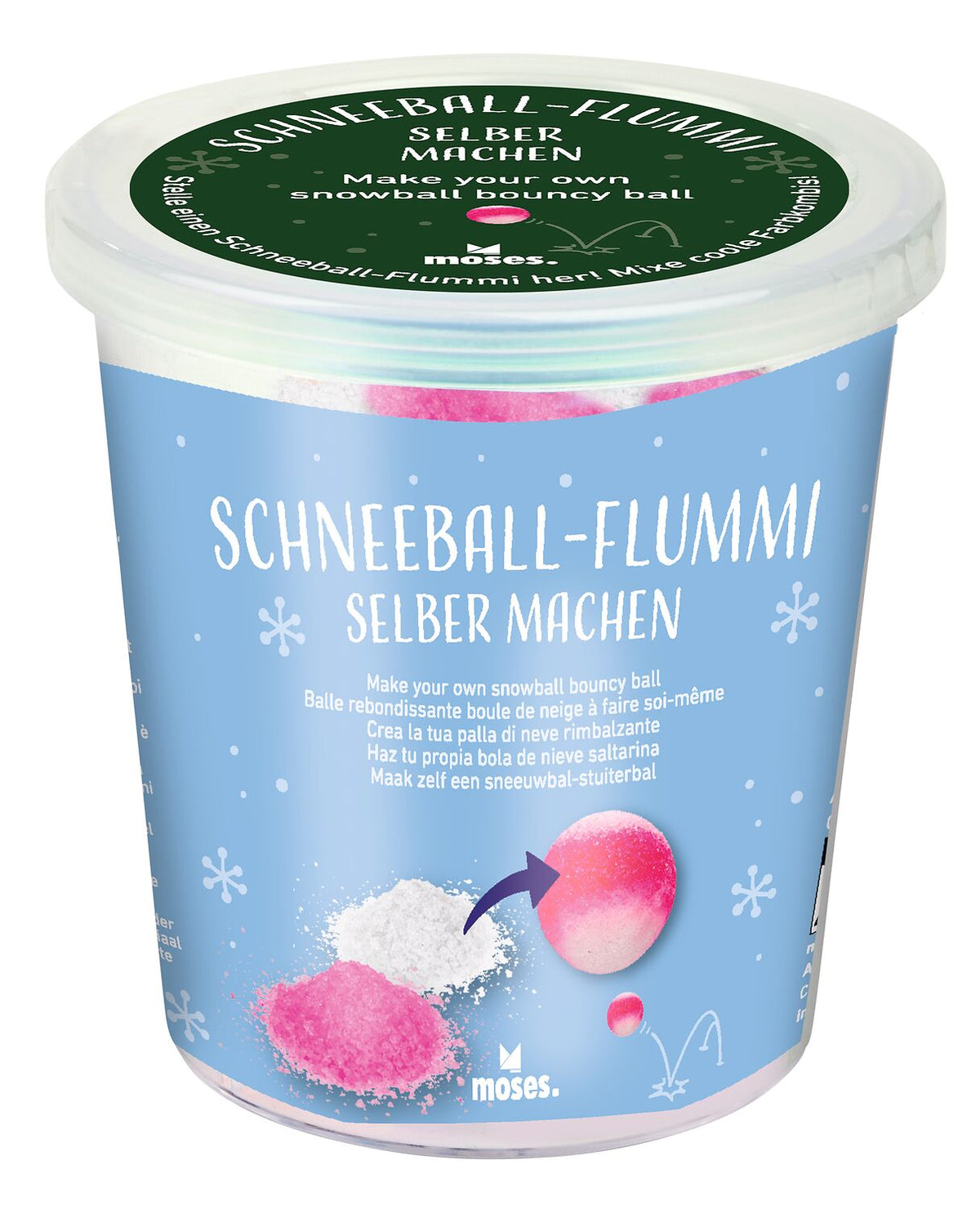 Schneeball-Flummi selber machen (1Stück)