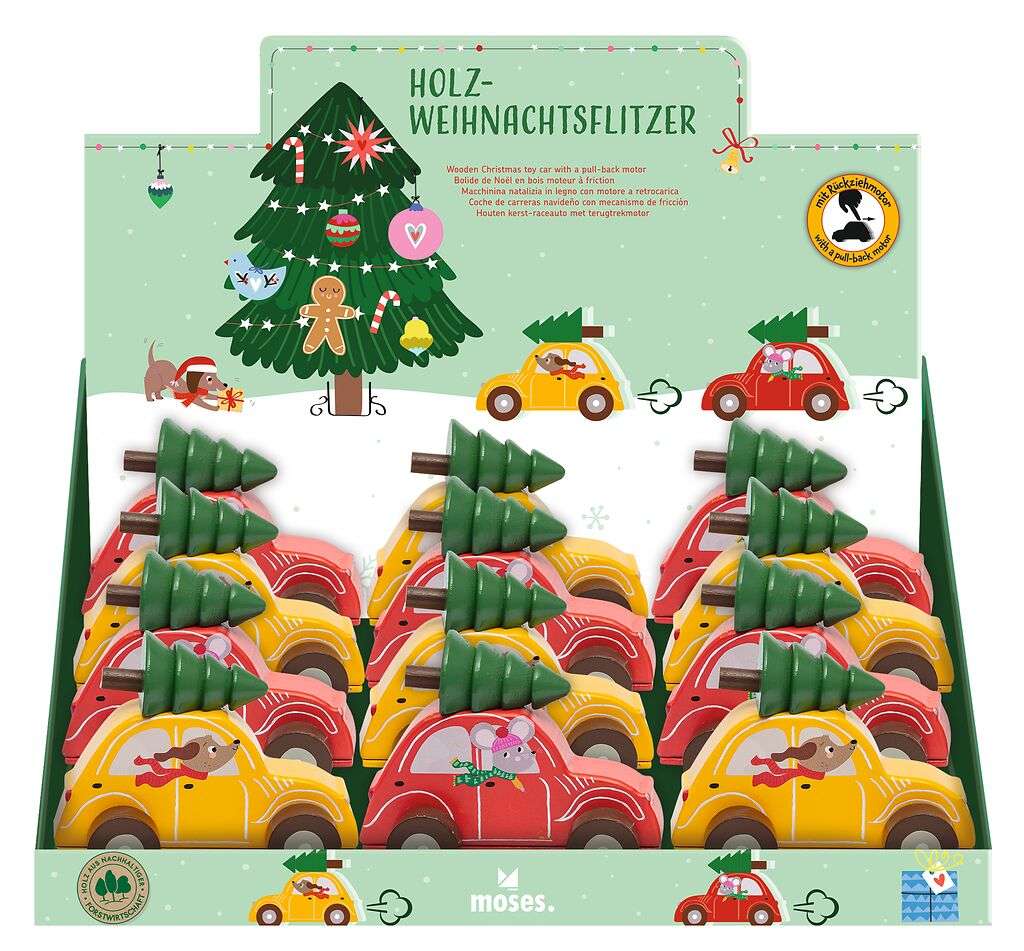 Holz-Weihnachtsflitzer