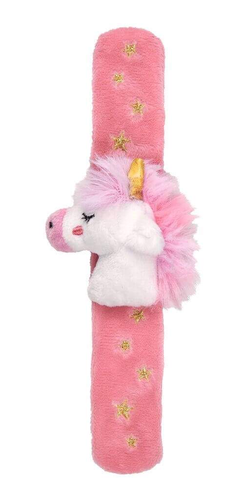 Plüschiges Glitzer-Schnapparmband