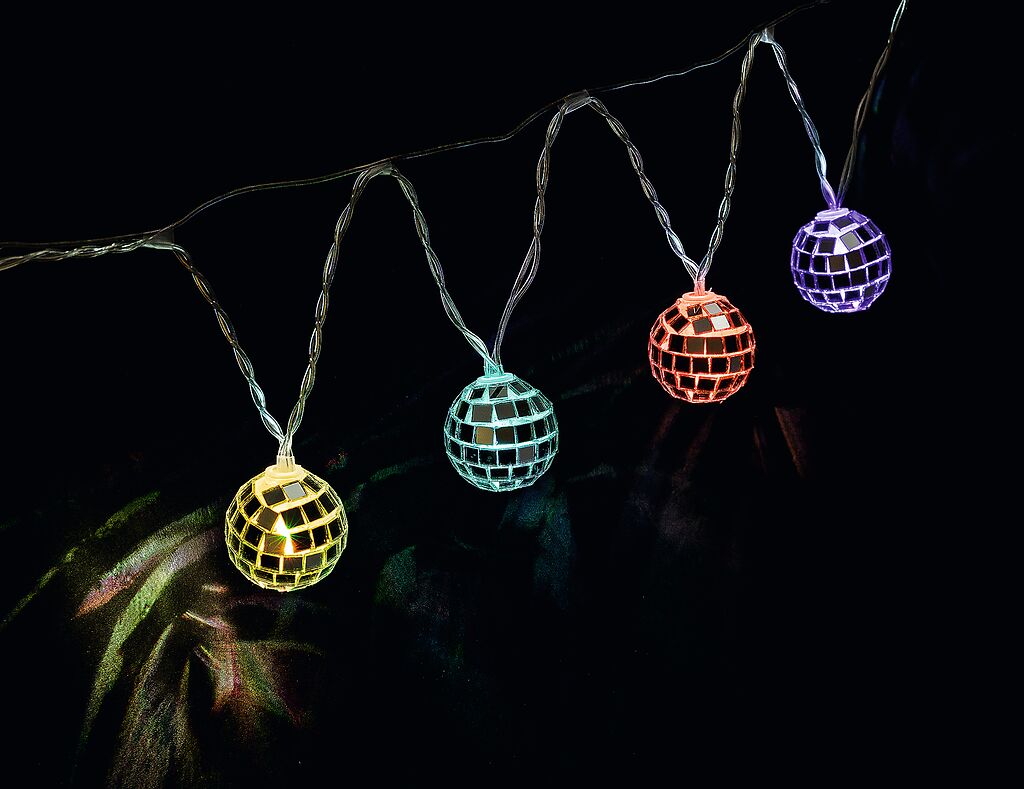 Lichterkette Discokugel