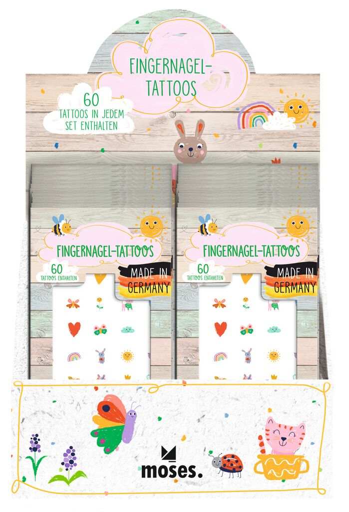 Fingernagel-Tattoos