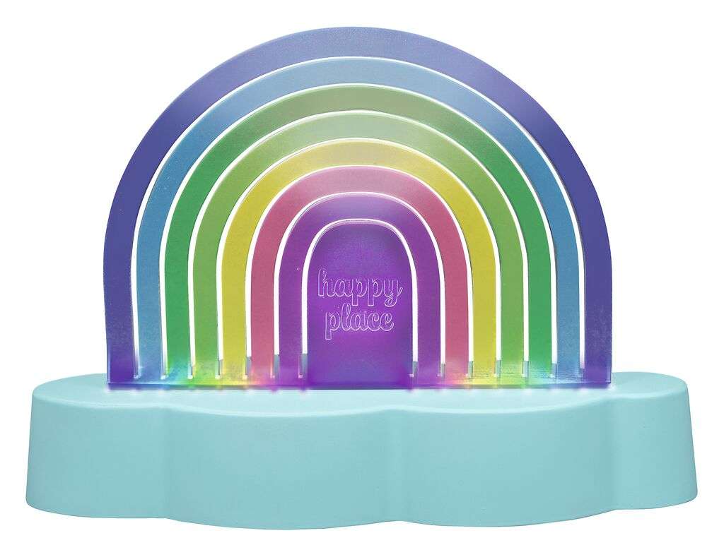 Buntes Regenbogenlicht