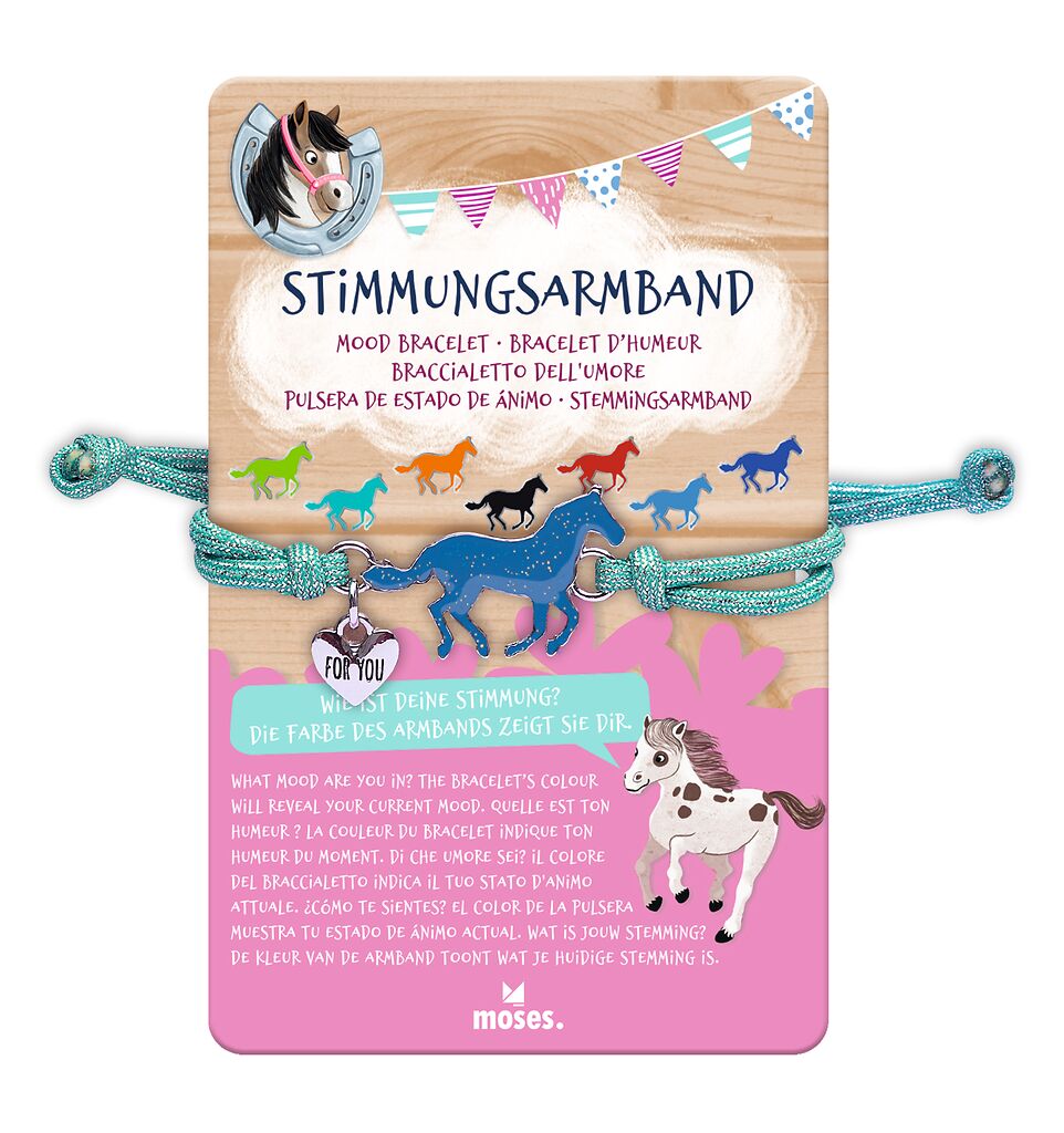 Pferde Stimmungsarmband (1Stück)