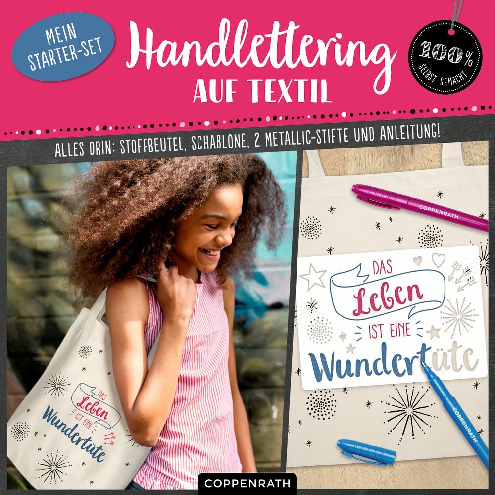Handlettering auf Textil