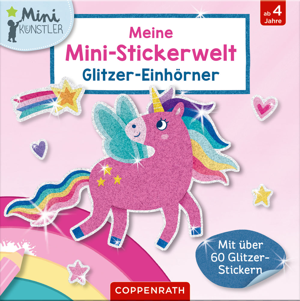 Meine Mini-Stickerwelt:Glitzer-Einhörner