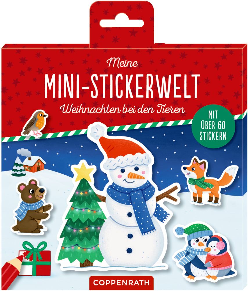 Meine Mini-Stickerwelt - Weihnachten bei bei den Tieren