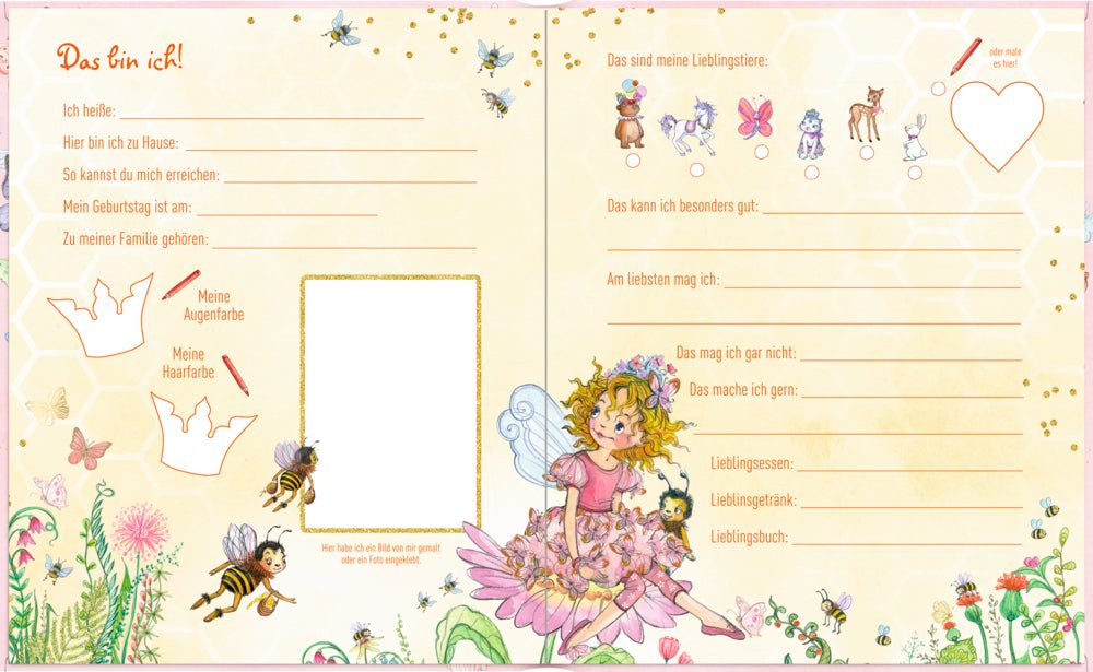 Freundebuch: Prinzessin Lillifee