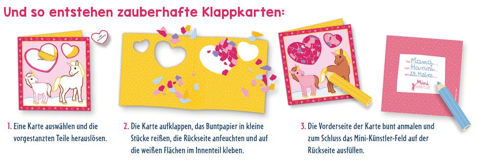 Mein 1. Bastelset: Schnipsel-Kunst - Einhörner