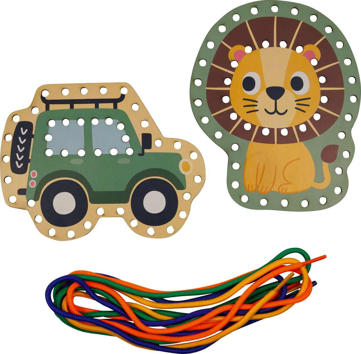 Mein kleines Bastelset: Fädel - Karten