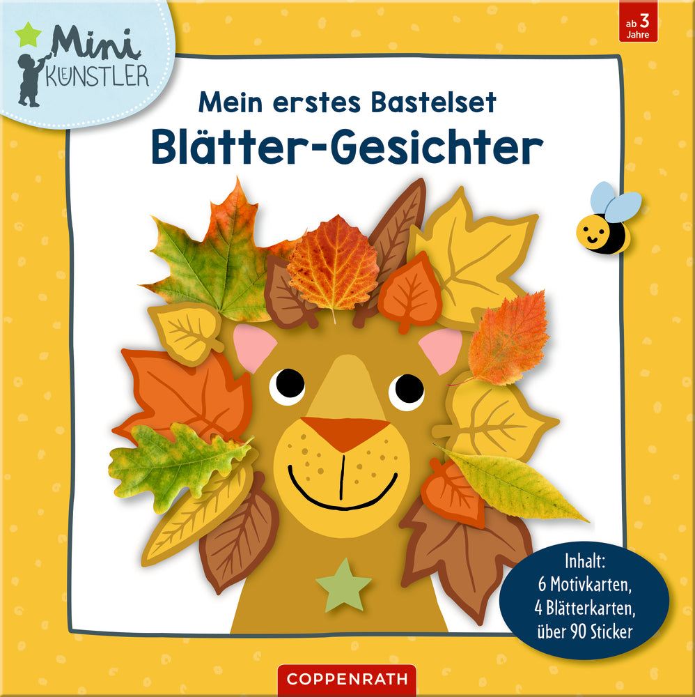 Mein erstes Bastelset Blätter-Gesichter