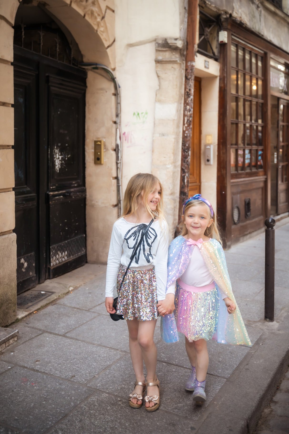 Paillettenrock Ombre Größe 4–6 Jahre