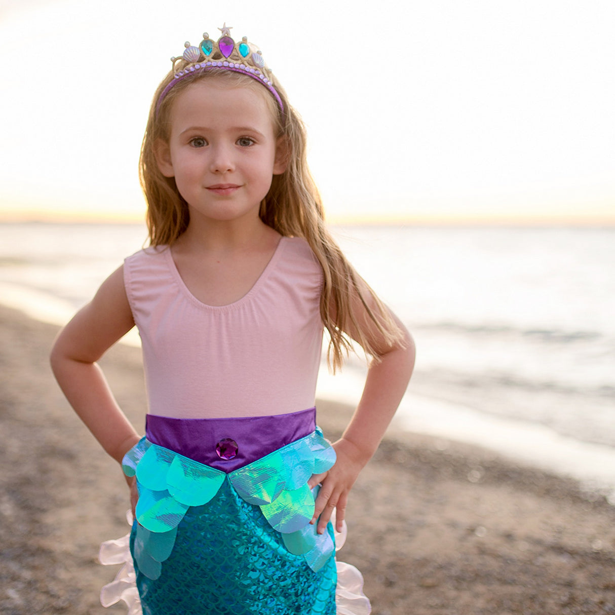 Meerjungfrau Rock & Krone 5-6 Jahre