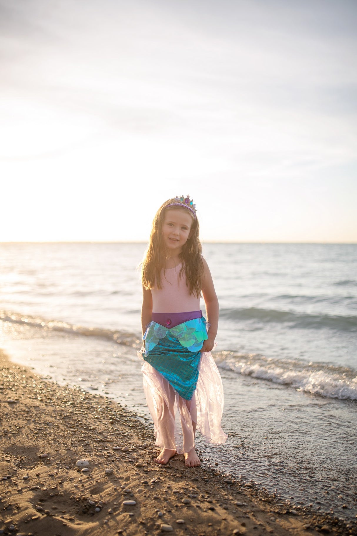 Meerjungfrau Rock & Krone 5-6 Jahre