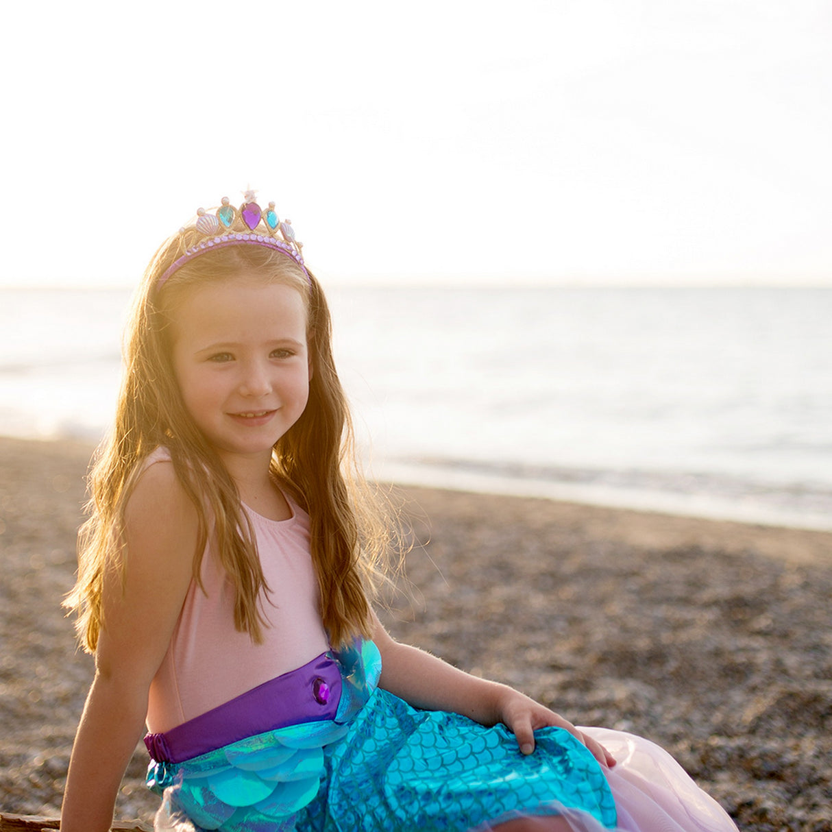 Meerjungfrau Rock & Krone 5-6 Jahre