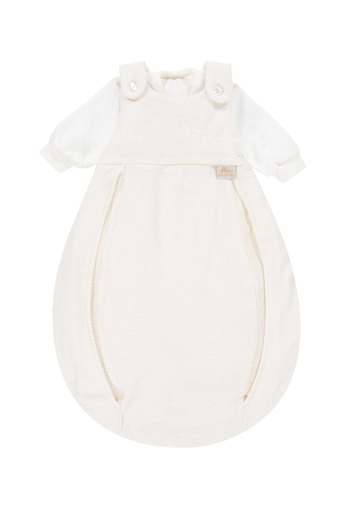 Baby-Mäxchen mit Belüftungssystem Frottier/ weiß