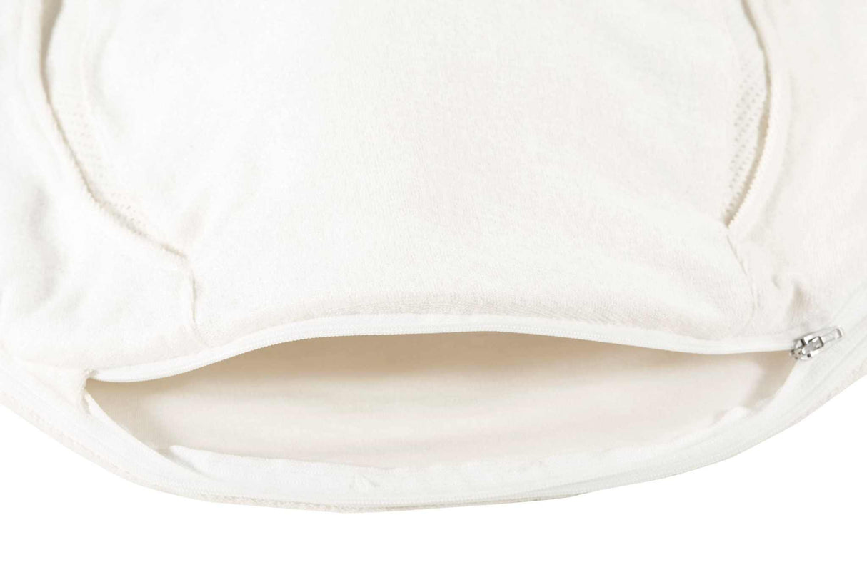 Baby-Mäxchen mit Belüftungssystem Frottier/ weiß Größe 68