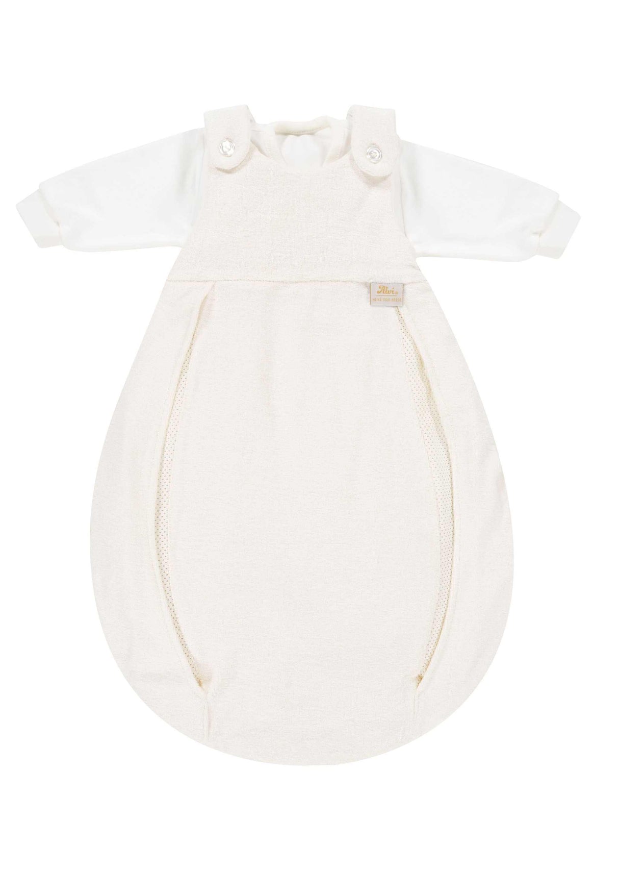 Baby-Mäxchen mit Belüftungssystem Frottier/ weiß Größe 68