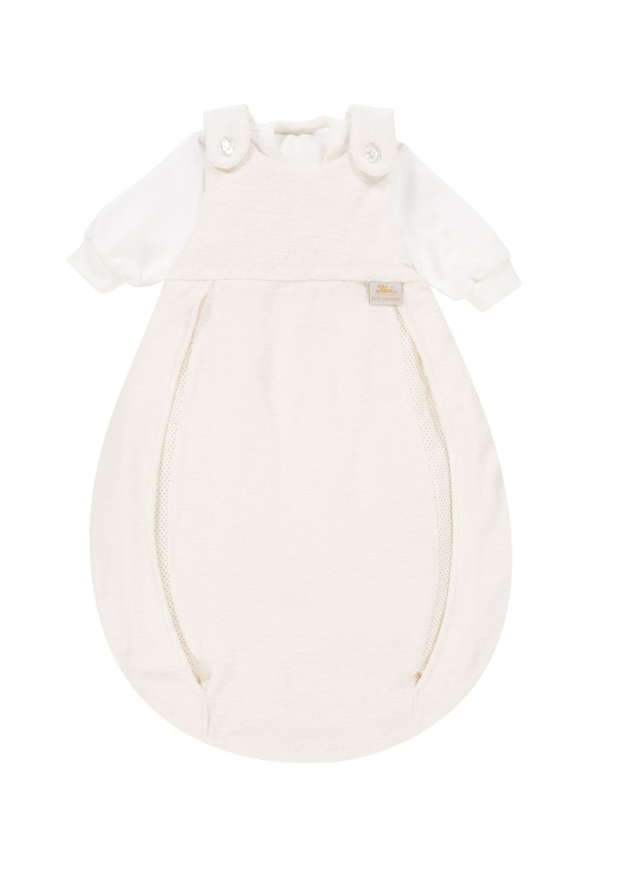 Baby-Mäxchen mit Belüftungssystem Frottier/ weiß Größe 74