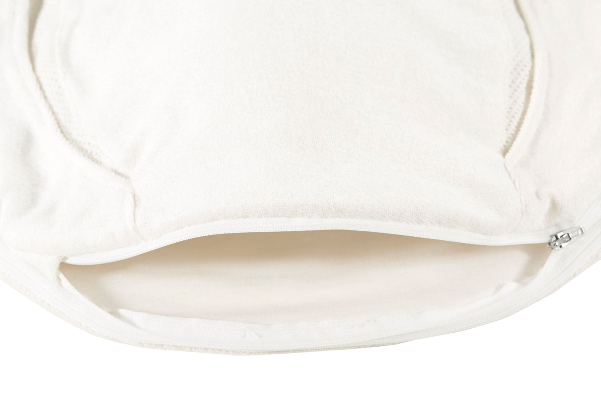 Baby-Mäxchen mit Belüftungssystem Frottier/ weiß Größe 74