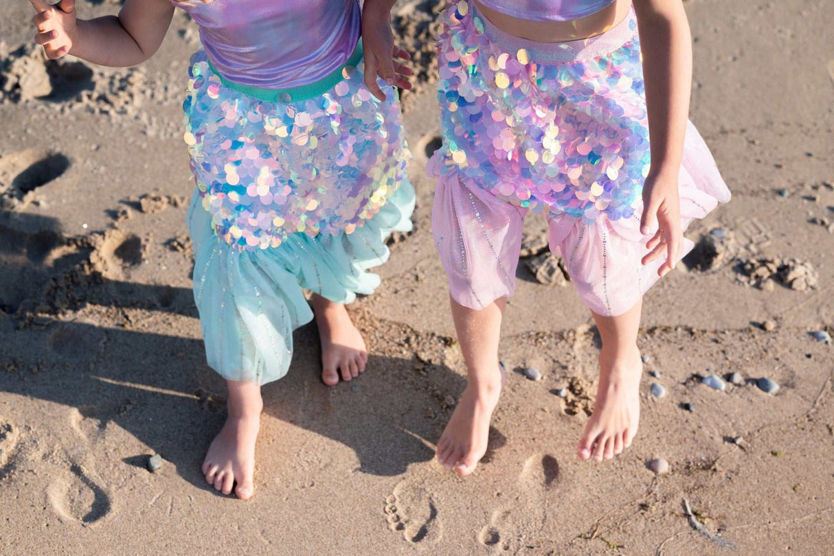 Meerjungfrau Rock & Haarspange 4-6 Jahre