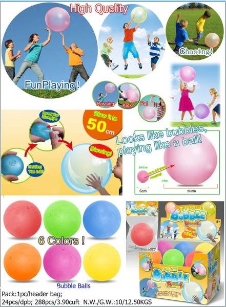 Fun Ballon Ball Glitzer sortiert