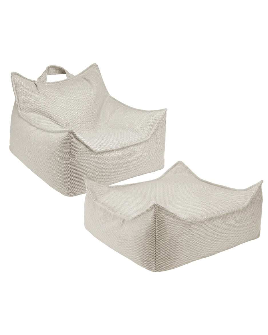 Outdoor Sitzsack & Ottomane Set/ Terra