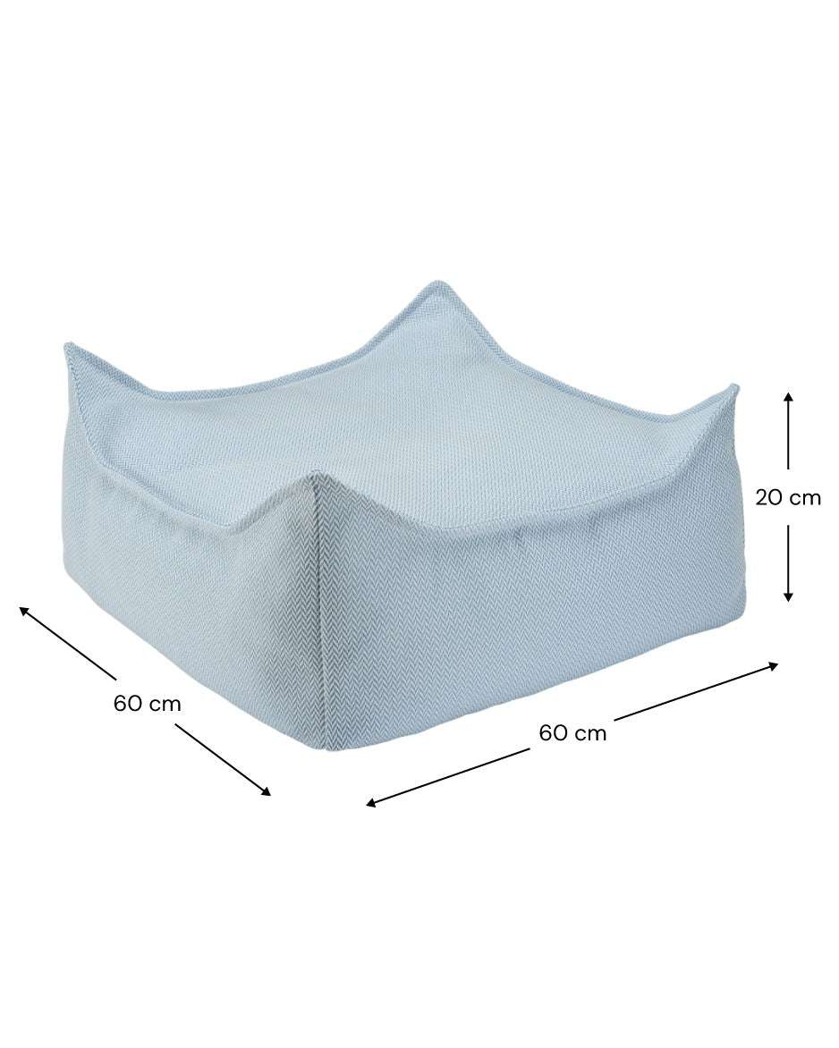 Outdoor Sitzsack & Ottomane-Set/ Azure