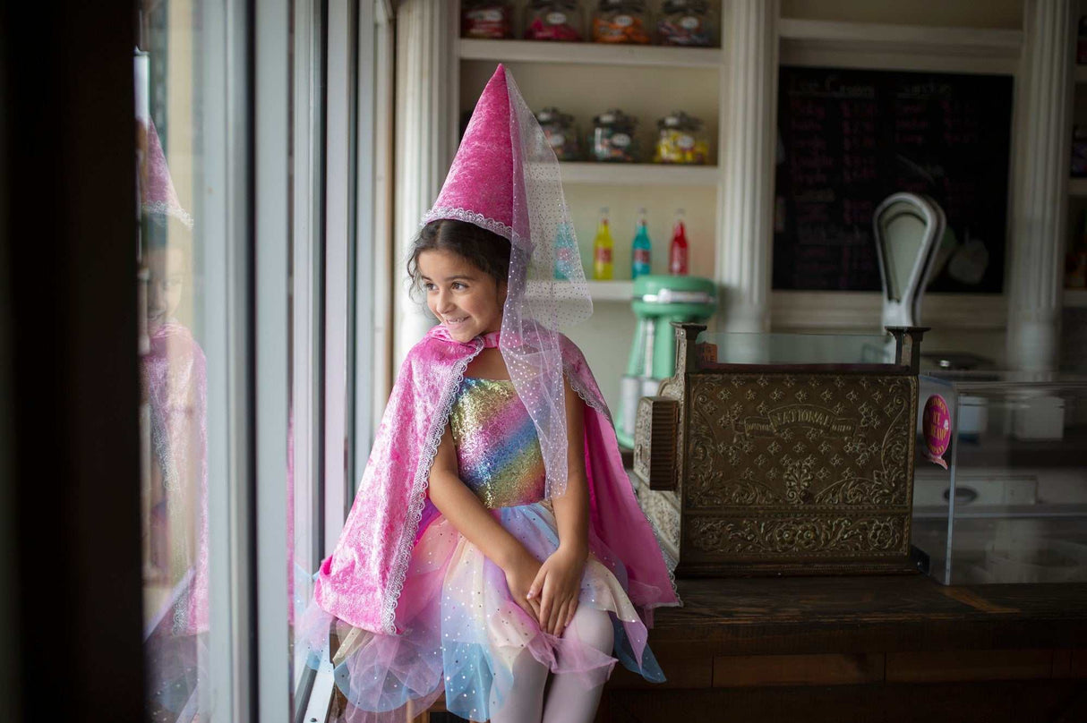 Glitzer-Prinzessinnenhut pink