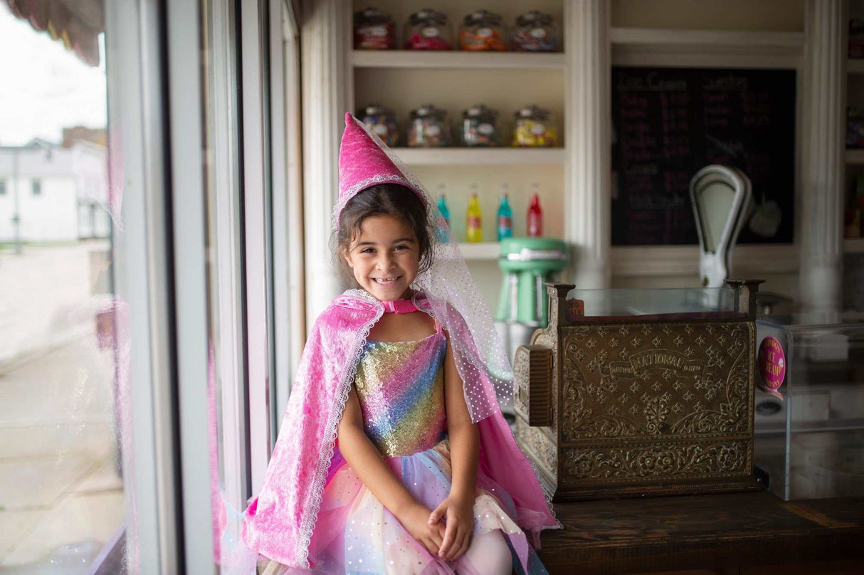 Glitzer-Prinzessinnenhut pink