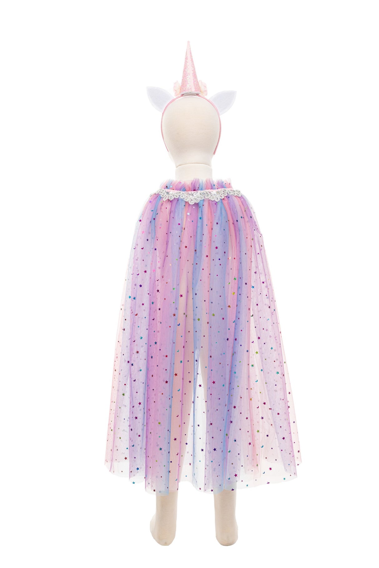 Einhorn-Umhang & Haarreif 4-6 Jahre