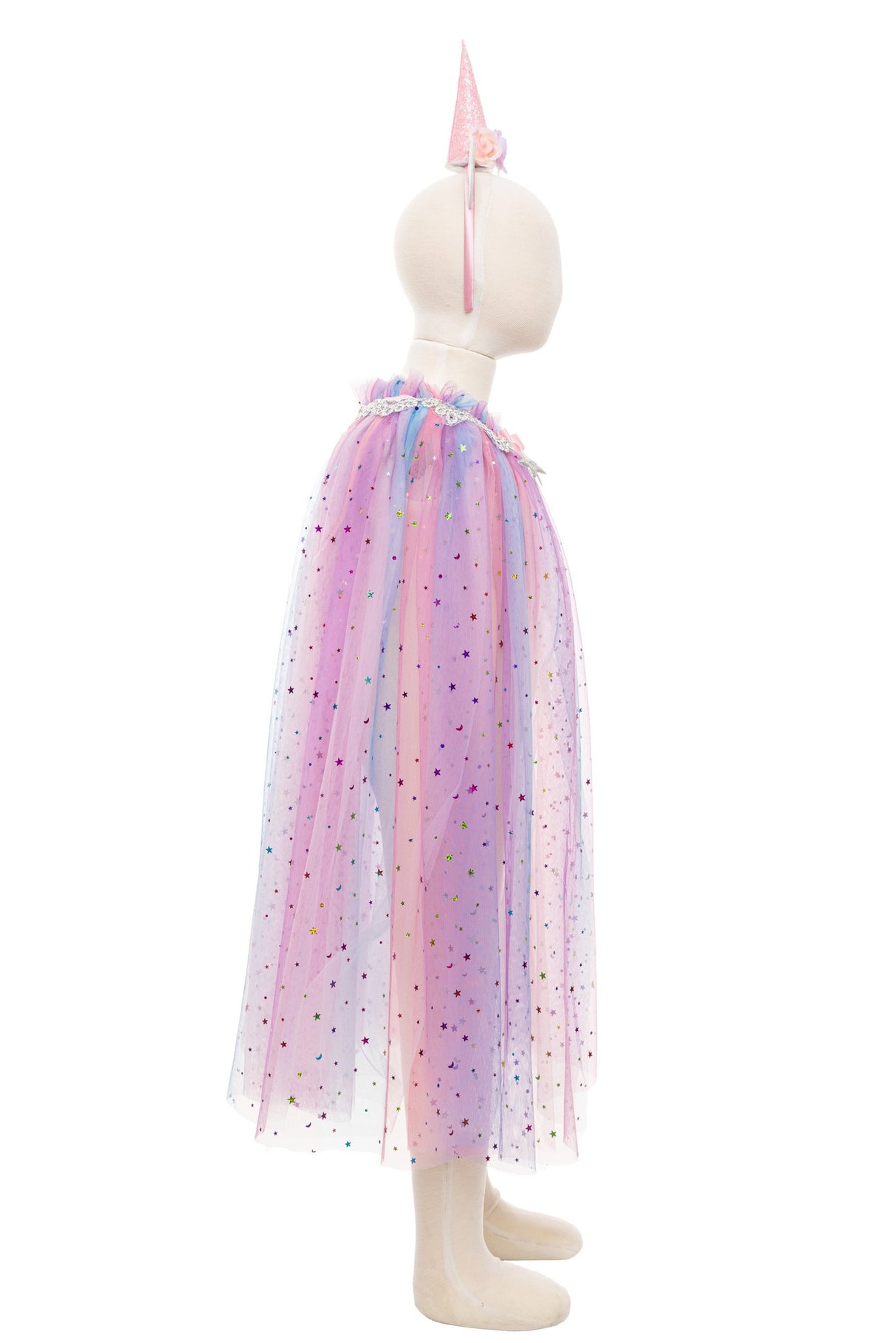 Einhorn-Umhang & Haarreif 4-6 Jahre