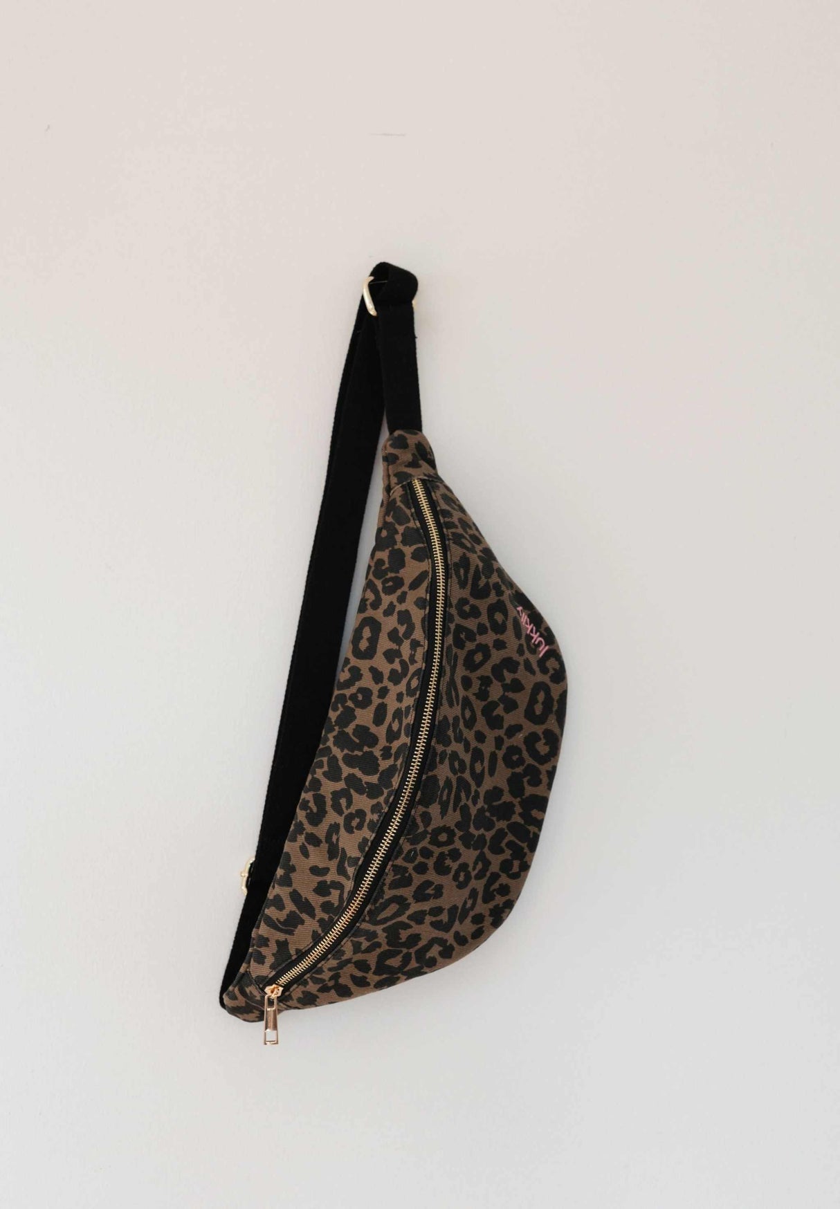Belt Bag Big Canvas leo light brown